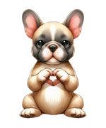 French Bulldog (2) Dogs Animals Ready To Press  Dtf Transfers dtfintexas