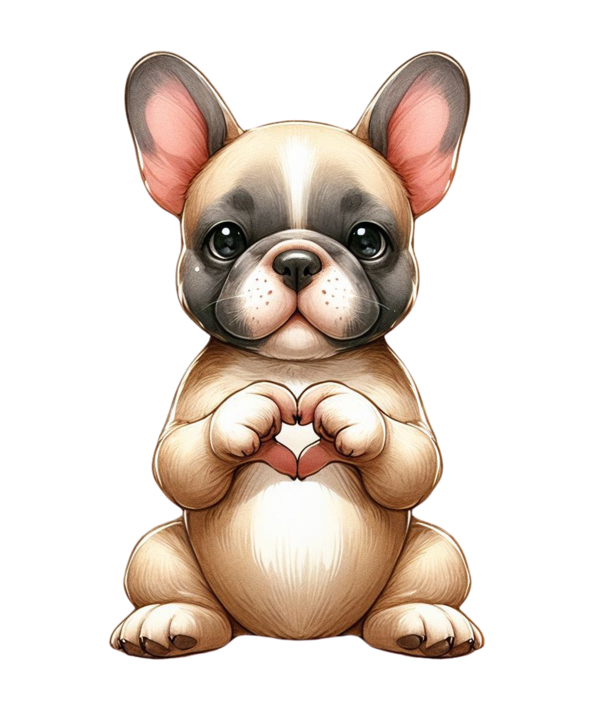 French Bulldog (2) Dogs Animals Ready To Press  Dtf Transfers dtfintexas