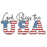 God Bless the USA -02-01 PATRIOTIC  HOLIDAYS READY TO PRESS dtfintexas