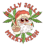 Holly Jolly Merry Hıgh Holidays  Ready To Press Dtf Transfers dtfintexas