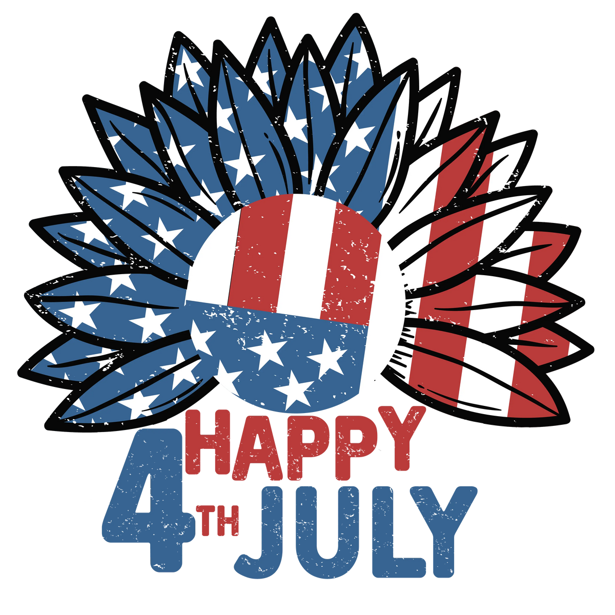 Happy 4th of july-01 PATRIOTIC  HOLIDAYS READY TO PRESS dtfintexas