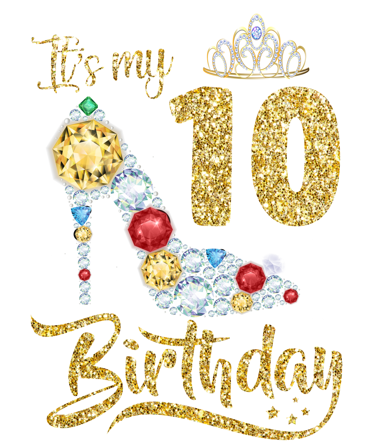 Happy  Birthday Quen  Birthday  Holiday Ready To Press Dtf Transfers dtfintexas