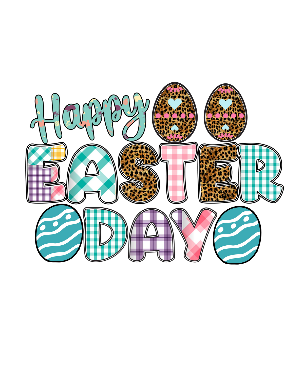 Happy Easter Day 112 Easter Holiday Ready To Press Dtf Transfers dtfintexas