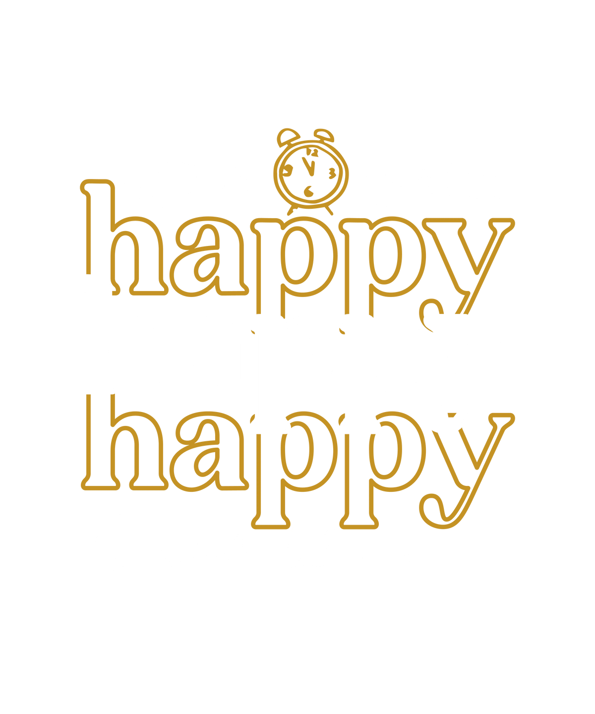 Happy New Yeaars 01  New  Year's Eve  Holiday Ready To Press Dtf Transfers dtfintexas