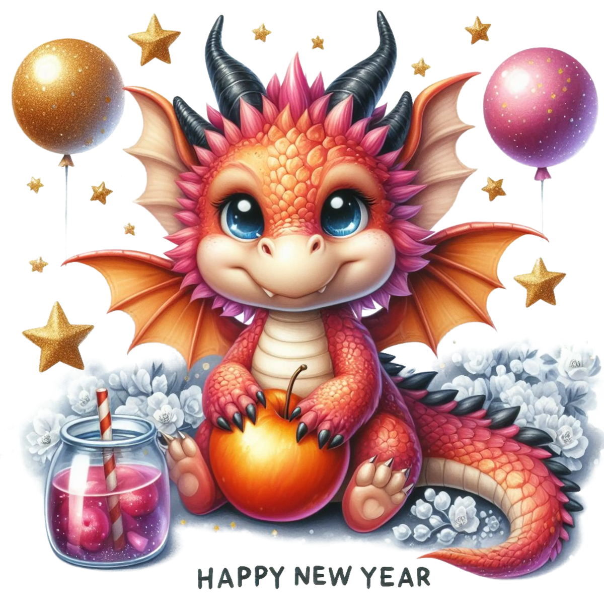 Happy New Year 6  New  Year's Eve  Holiday Ready To Press Dtf Transfers dtfintexas
