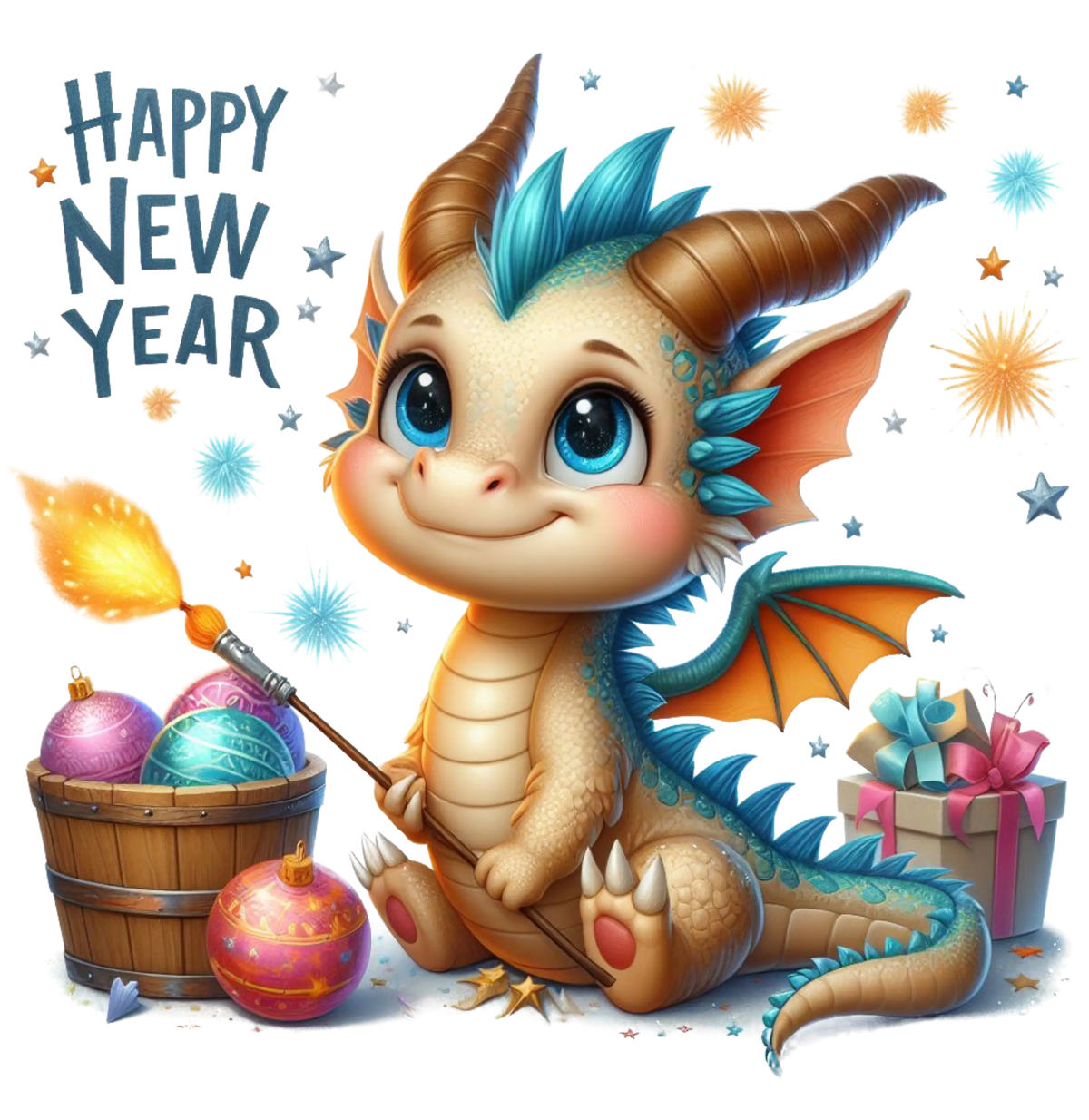 Happy New Year 7   New  Year's Eve  Holiday Ready To Press Dtf Transfers dtfintexas