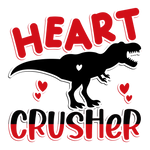 Heart crusher-01 Valentine' s Day  Holiday Ready To Press Dtf Transfers dtfintexas