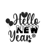 Hello New Year  New  Year's Eve  Holiday Ready To Press Dtf Transfers dtfintexas
