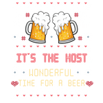 It'S The Most Wonderful Time For A Beer Christmas Holidays  Ready To Press Dtf Transfers dtfintexas