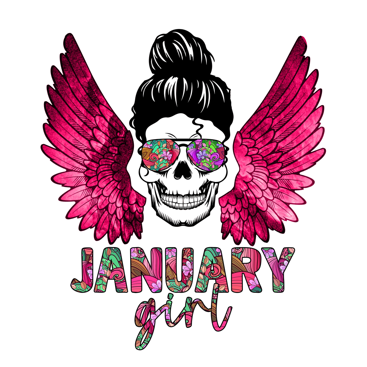 January girl  mothers day   Mother's Day Holiday Ready To Press Dtf Transfers dtfintexas