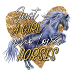 Just a girl    Horses  Animals  Ready To Press  Dtf Transfers dtfintexas