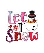 Let It Snow  Christmas Holidays  Ready To Press Dtf Transfers dtfintexas