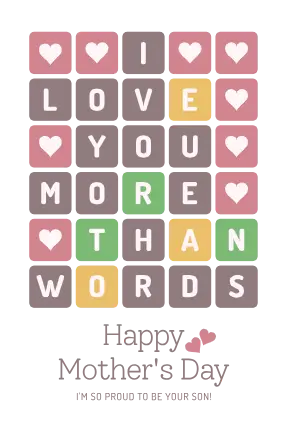 Letter Game for Mothers   Mother's Day Holiday Ready To Press Dtf Transfers dtfintexas
