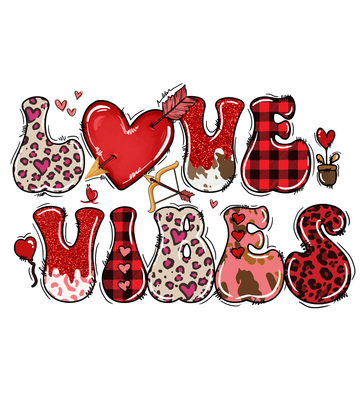 Love Valentinas day (9)   Valentine' s Day  Holiday Ready To Press Dtf Transfers dtfintexas
