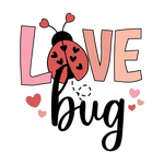 Love bug Valentine' s Day  Holiday Ready To Press Dtf Transfers dtfintexas
