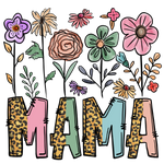 Mama  Flower   Mother's Day Holiday Ready To Press Dtf Transfers dtfintexas