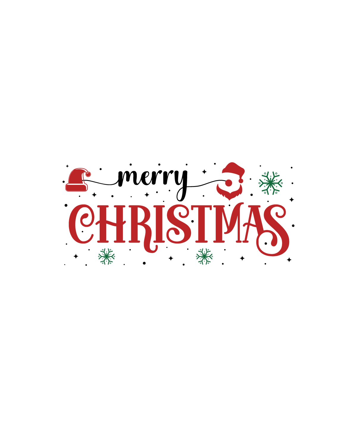 Merry Christmas 1 Christmas Holidays  Ready To Press Dtf Transfers dtfintexas