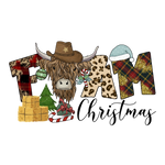 Merry Christmas Farm Animal (18)   Farm Animals  Animals  Ready To Press  Dtf Transfers dtfintexas