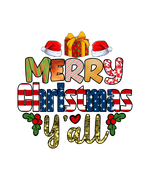 Merry Christmas Y'all-01  Christmas Holidays  Ready To Press Dtf Transfers dtfintexas