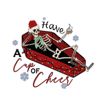 Merry Christmas skeleton (18) Christmas   Holiday Ready To Press Dtf Transfers dtfintexas