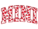 Mini Heart New Year's Eve  Holiday Ready To Press Dtf Transfers dtfintexas