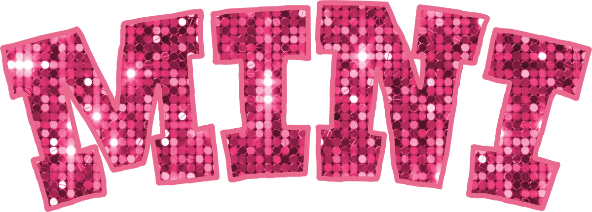 Mini pink sequin   Mother's Day Holiday Ready To Press Dtf Transfers dtfintexas