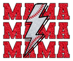 Mom Baseball (2)  Mother's Day Holiday Ready To Press Dtf Transfers dtfintexas