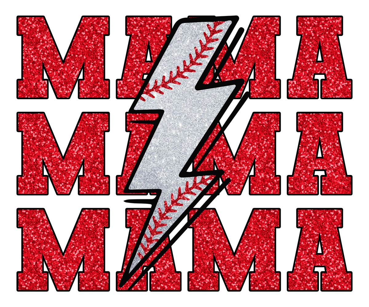 Mom Baseball (2)  Mother's Day Holiday Ready To Press Dtf Transfers dtfintexas