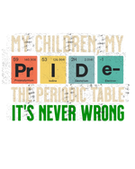 Periodic Table Father's Day Holidays Ready To Press Dtf Transfers dtfintexas
