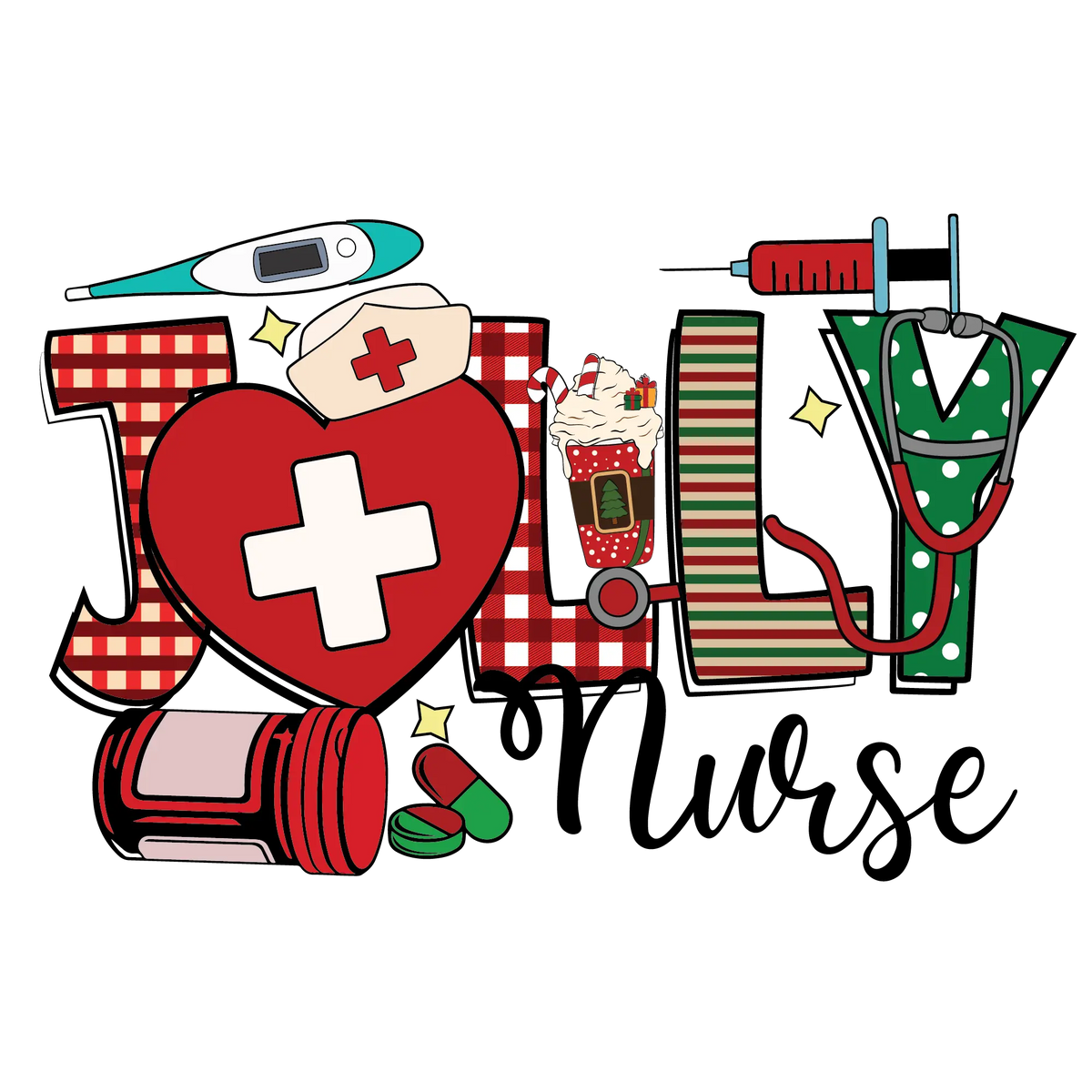 Nurse   (2)  Nursing  Military & First Responders  Ready To Press Dtf Transfers dtfintexas