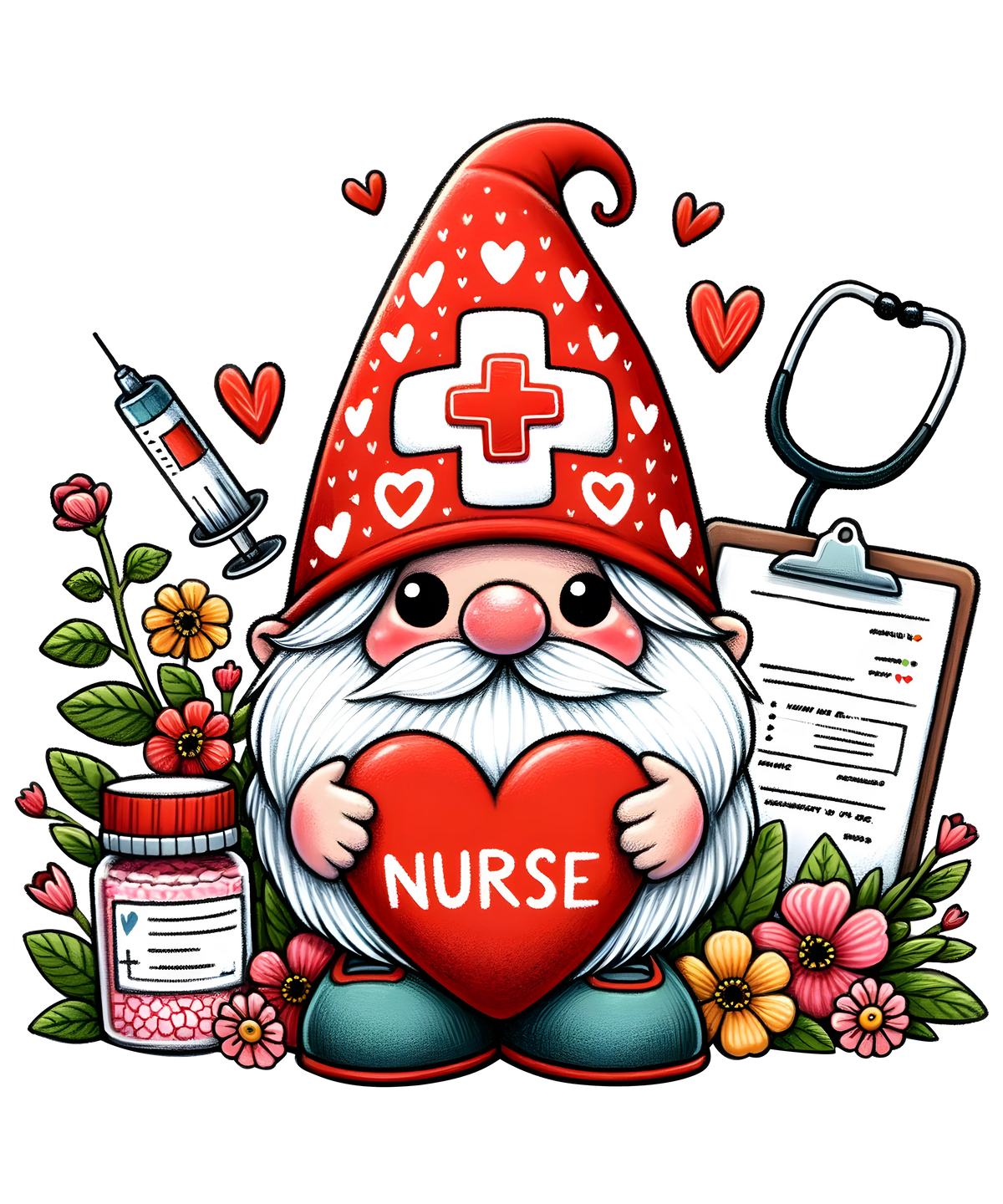 Nurse   (241) Nursing  Military & First Responders  Ready To Press Dtf Transfers dtfintexas