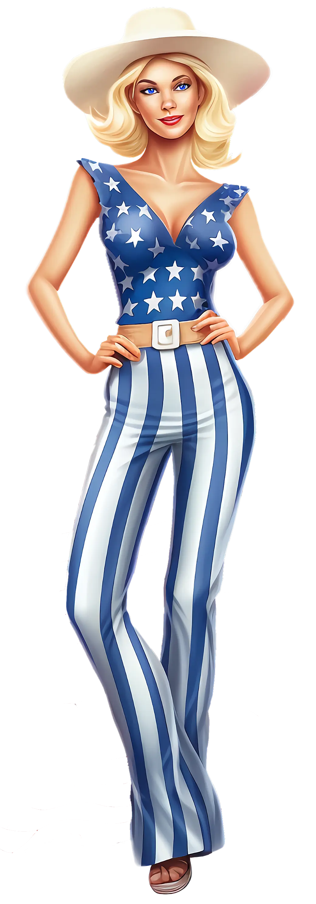 Patriotic Girl (3) Patrıotıc Holıdays Ready To Press Dtf Transfers dtfintexas