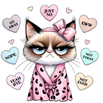 Pink Cat Cats Animals Ready To Press  Dtf Transfers dtfintexas