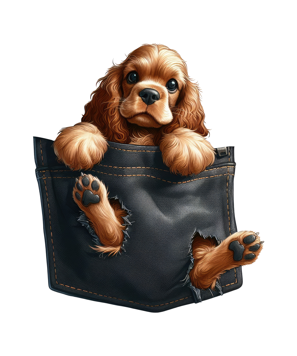 Pocket Dog (21) Dogs Animals Ready To Press  Dtf Transfers dtfintexas