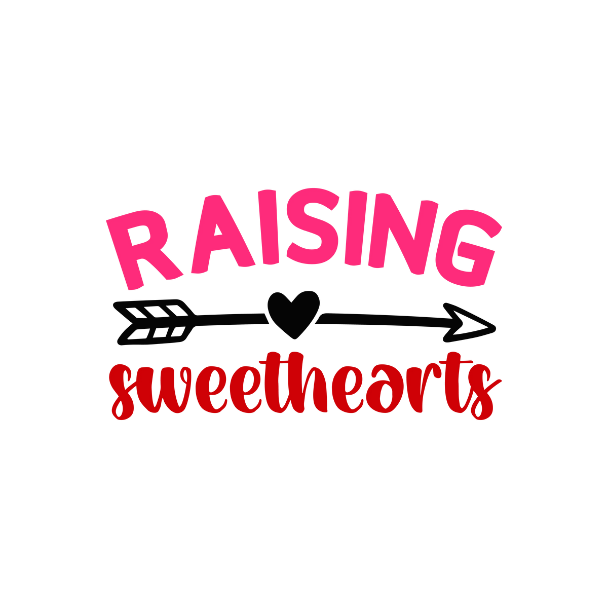Raising sweethearts Valentine' s Day  Holiday Ready To Press Dtf Transfers dtfintexas
