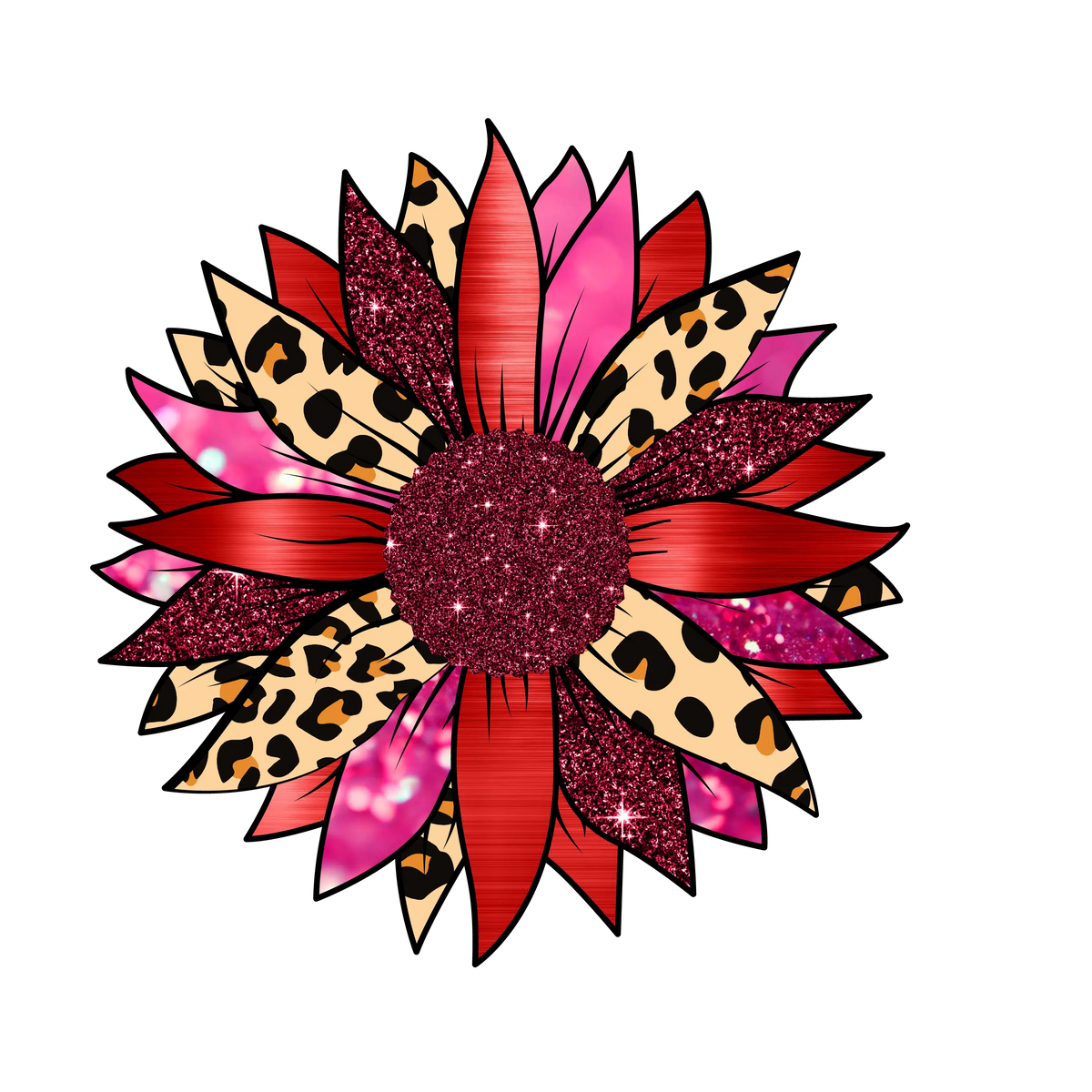Valentine sunflower  Valentine' s Day  Holiday Ready To Press Dtf Transfers dtfintexas