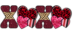 6 Xoxo Valentine' s Day  Holiday Ready To Press Dtf Transfers dtfintexas