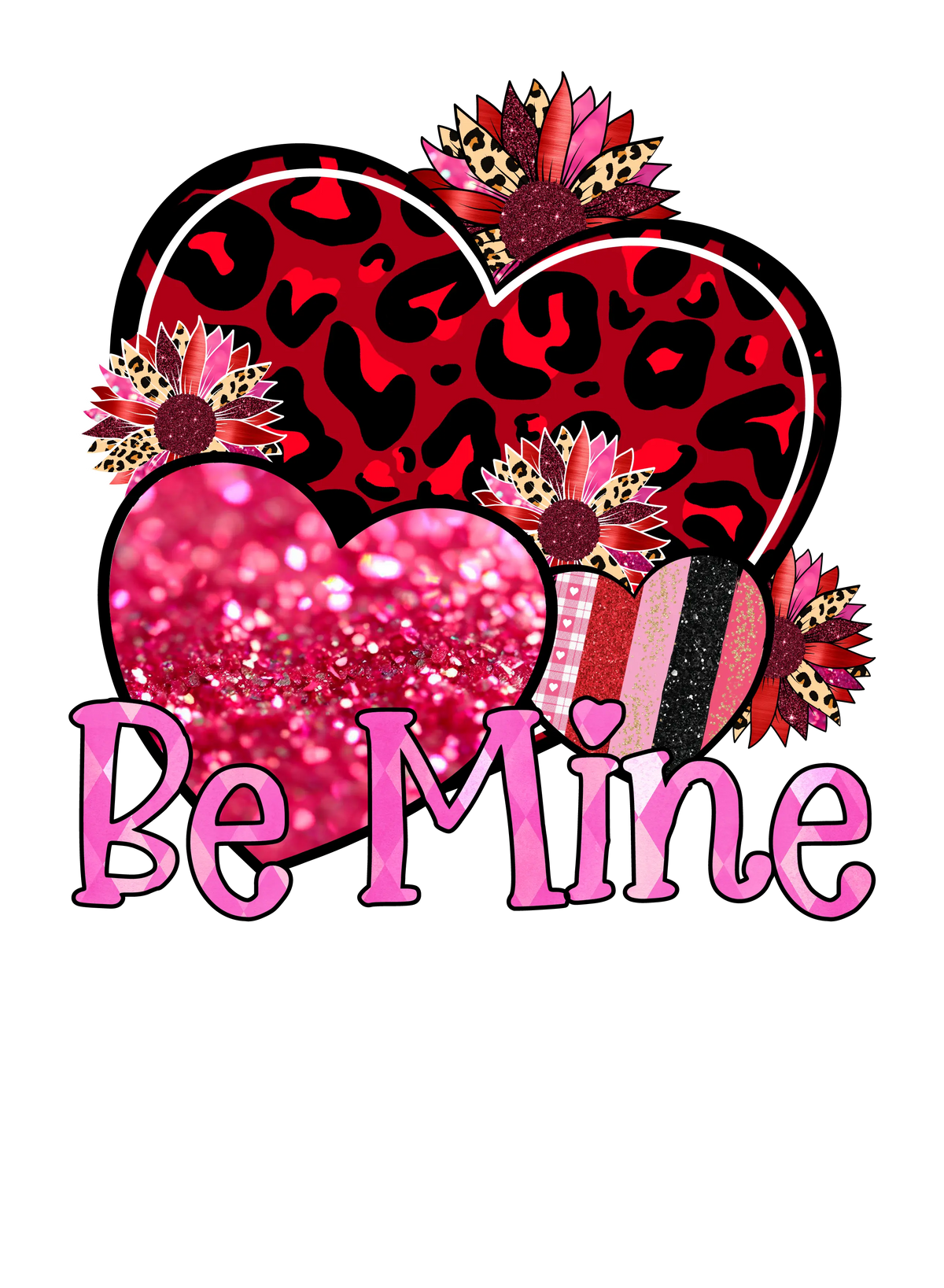 Be Mine Valentine' s Day  Holiday Ready To Press Dtf Transfers dtfintexas