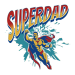 Super Dad 1 Father's Day Holidays Ready To Press Dtf Transfers dtfintexas