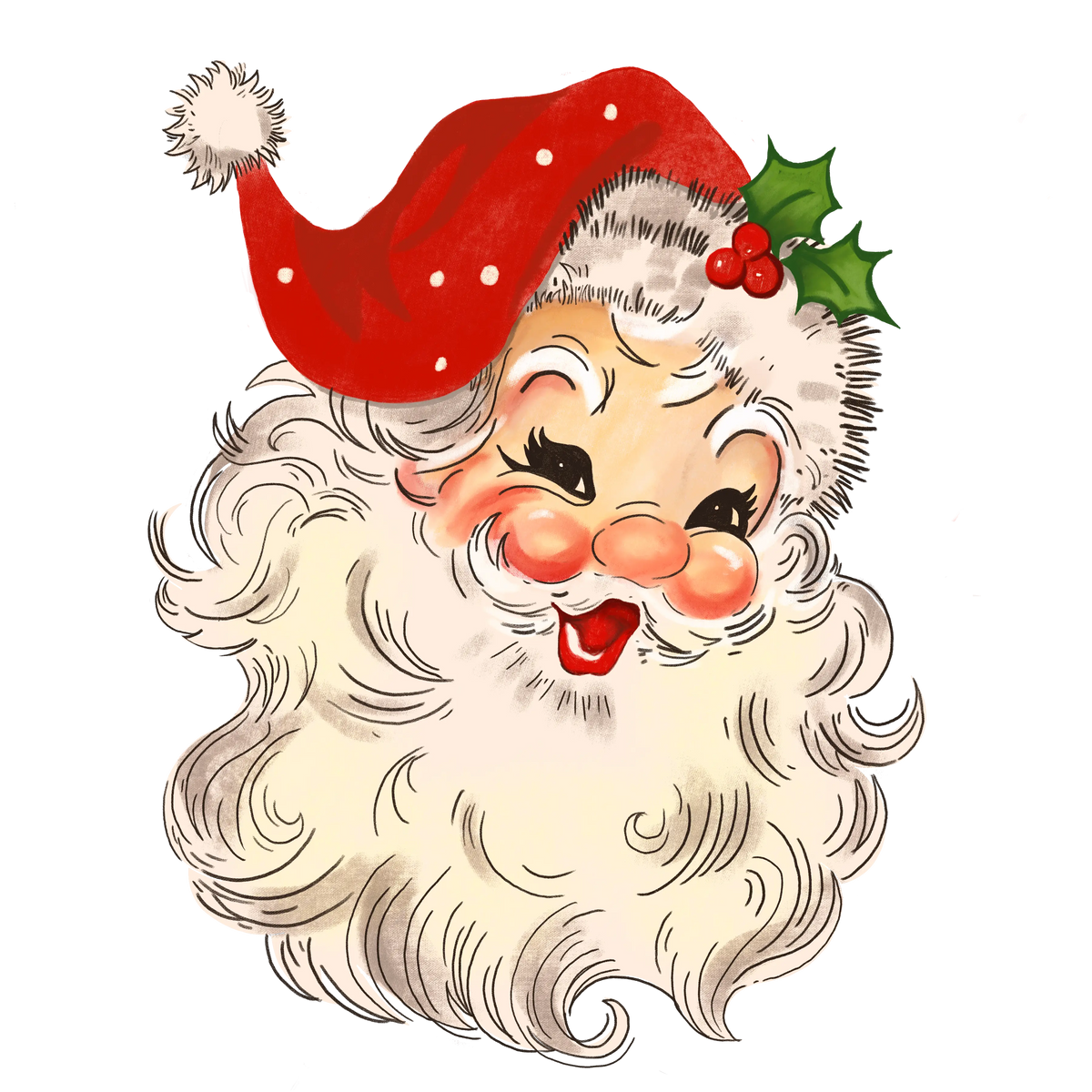 Santa3  Christmas Holiday  Ready To Press Dtf Transfers dtfintexas