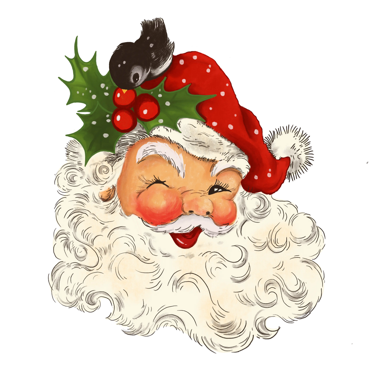 Santa5  Christmas Holiday  Ready To Press Dtf Transfers dtfintexas
