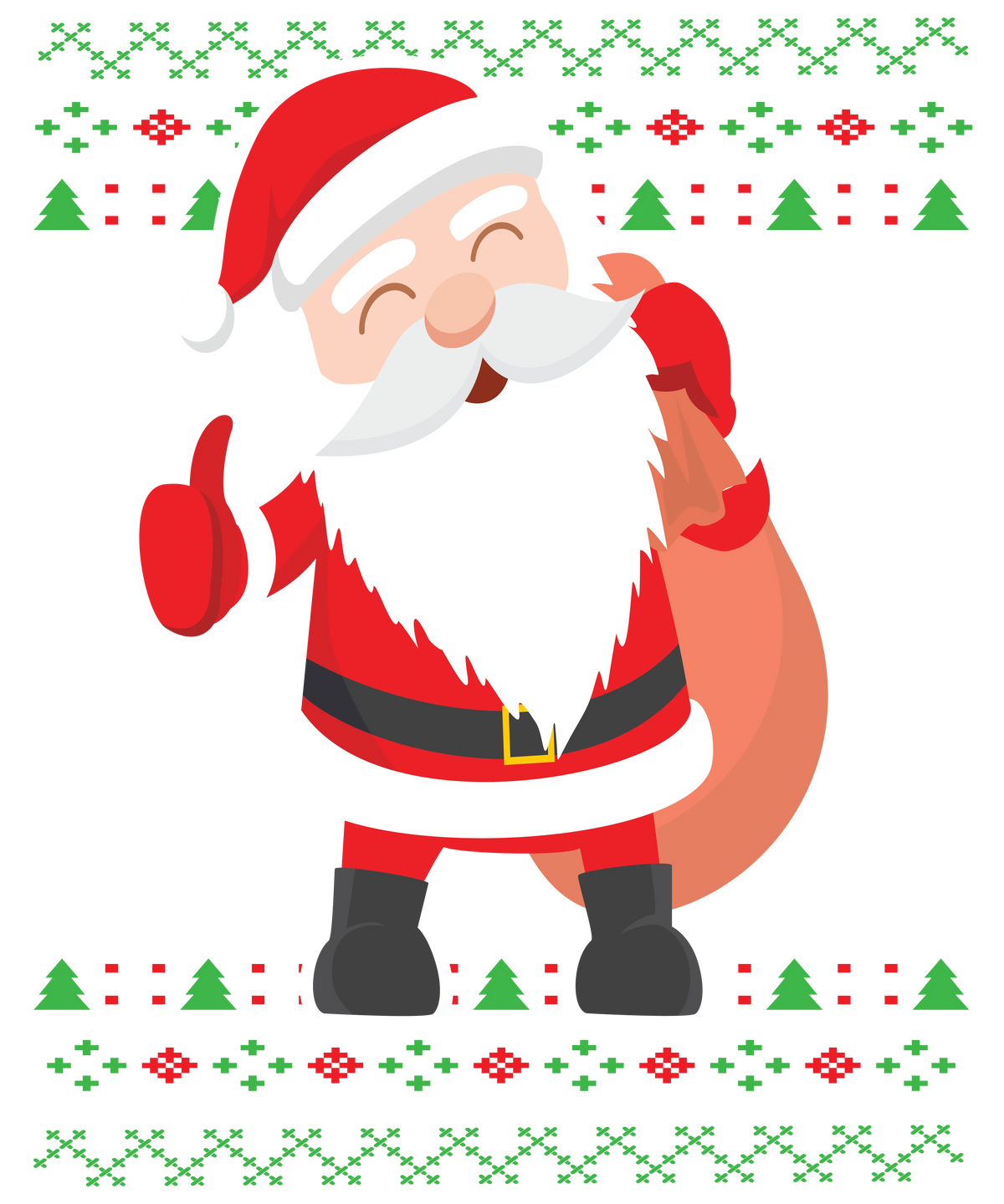 Santa Christmas  Christmas Holidays  Ready To Press Dtf Transfers dtfintexas