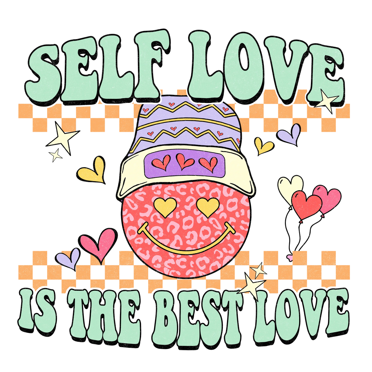 Self Love   Valentine' s Day  Holiday Ready To Press Dtf Transfers dtfintexas