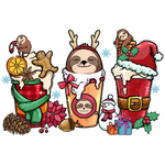 Sloth Split  (1)   Sloths  Animals  Ready To Press  Dtf Transfers dtfintexas