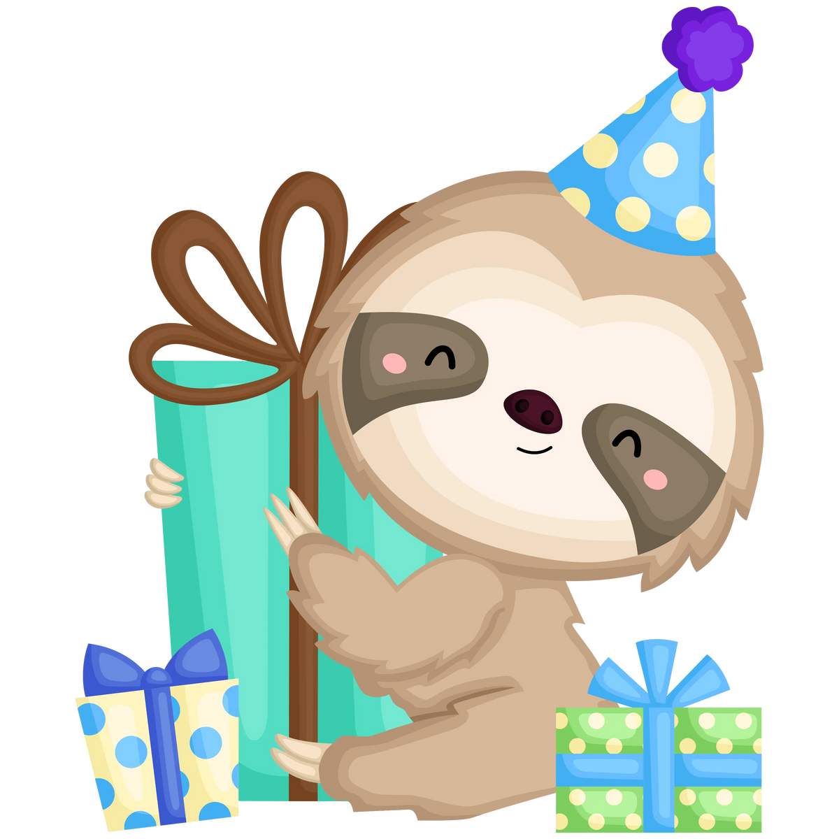 Sloths (4)    Sloths  Animals  Ready To Press  Dtf Transfers dtfintexas
