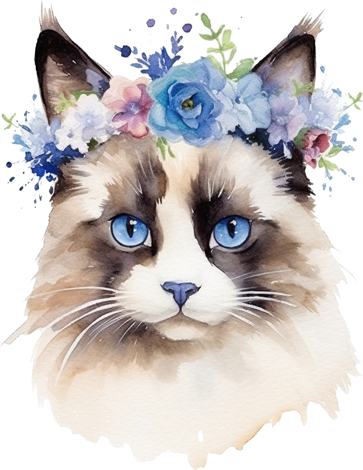 Snowshoe Cats Animals Ready To Press  Dtf Transfers dtfintexas