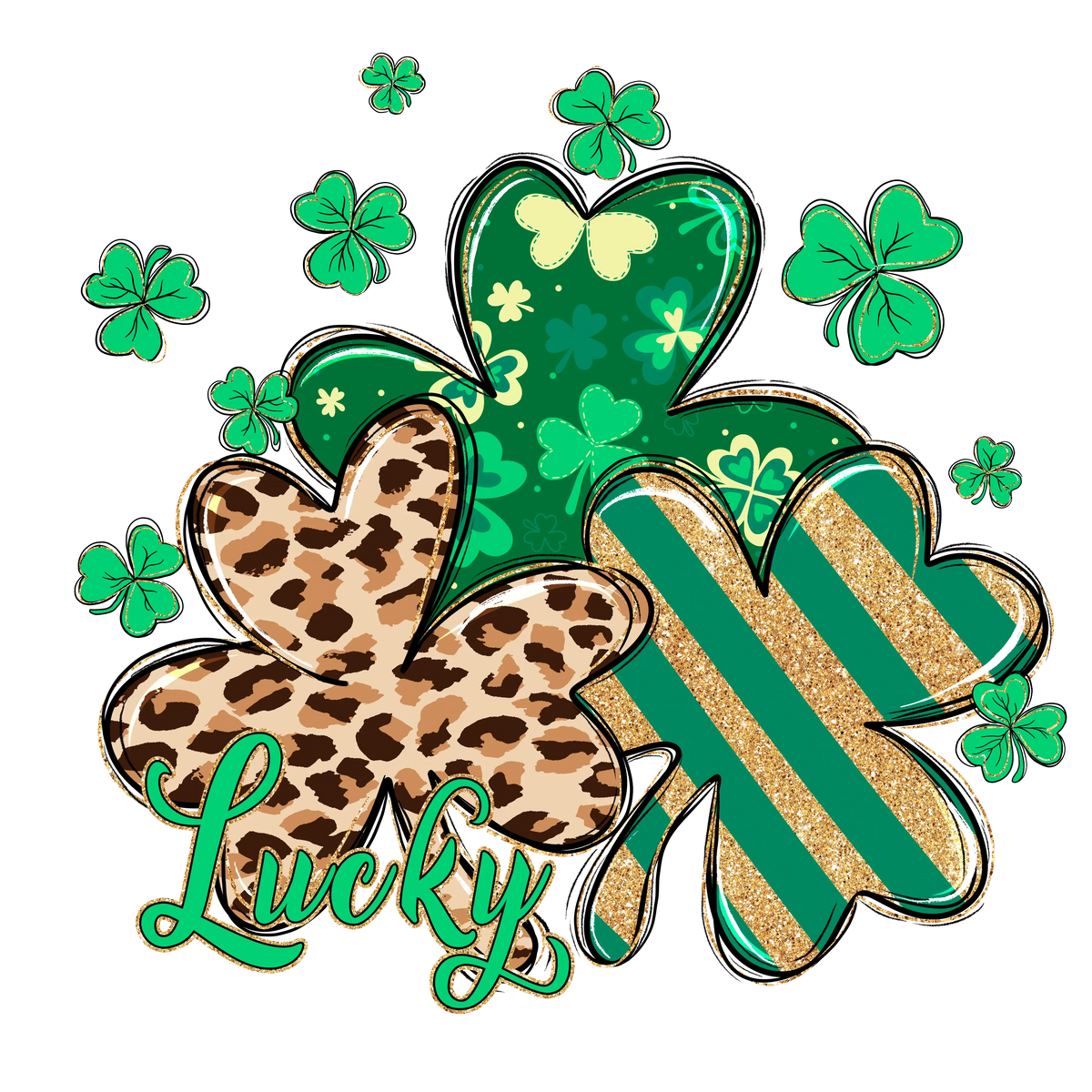 St.Patrick's Day (110) St.Patrick's Day Holiday Ready To Press Dtf Transfers dtfintexas