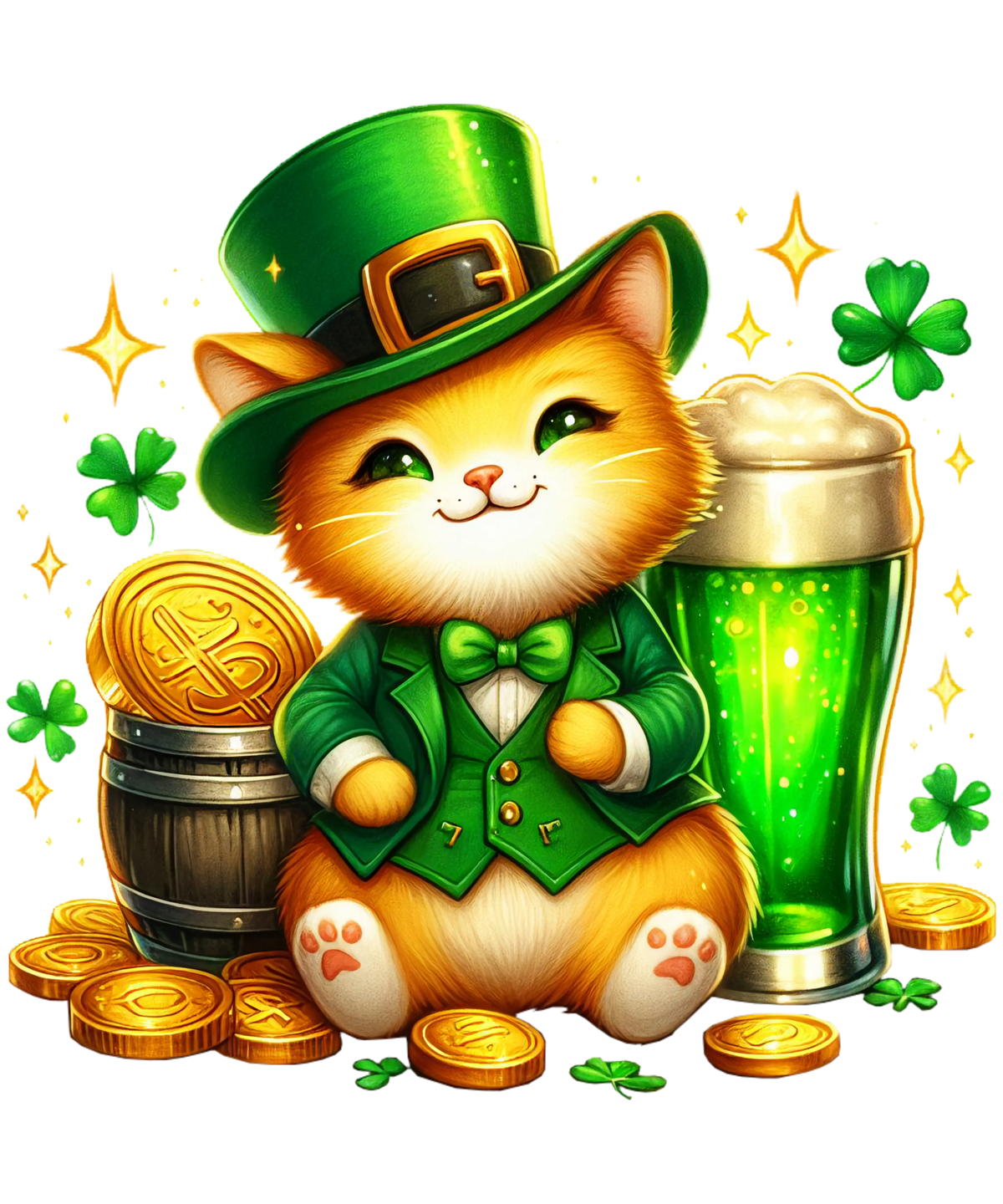 St.Patrick's Day (388) St.Patrick's Day Holiday Ready To Press Dtf Transfers dtfintexas