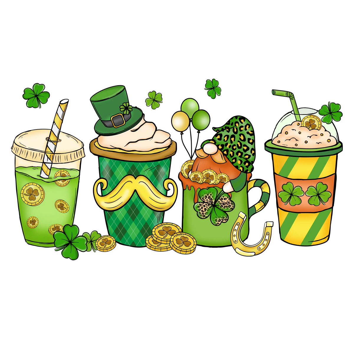 St.Patrick's Day (72) St.Patrick's Day Holiday Ready To Press Dtf Transfers dtfintexas