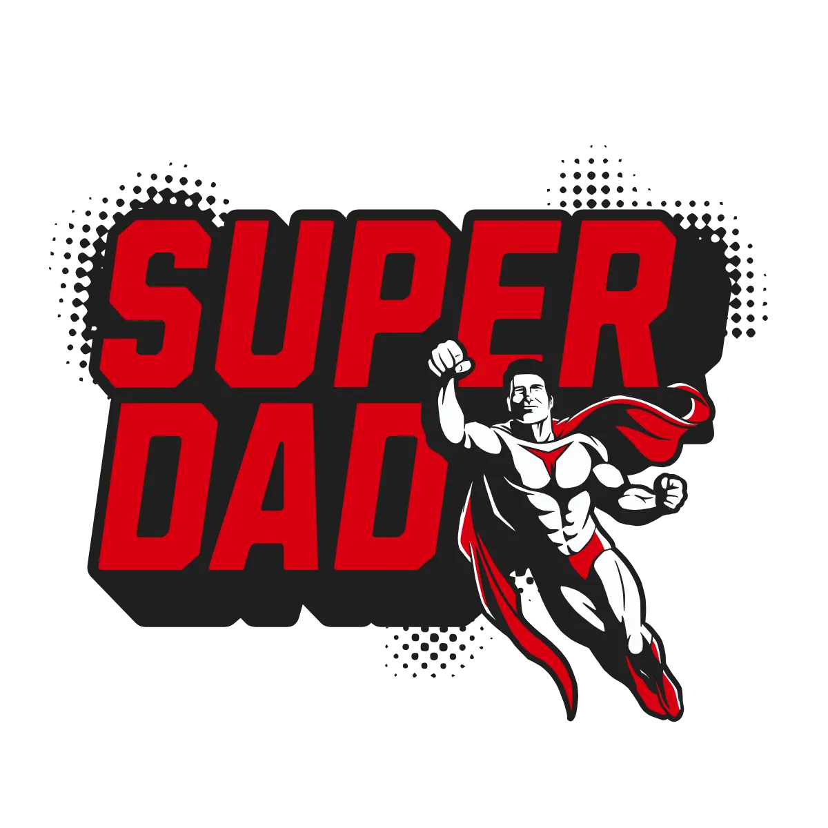 Super Dad 2 Father's Day Holidays Ready To Press Dtf Transfers dtfintexas
